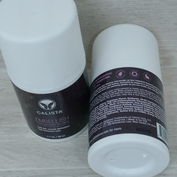 (2) CALISTA Embellish Texturizing Definer 1.7 oz/ 50ml - New Without Box - Picture 4 of 4